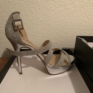Nina Sevilla Glitter Platform Stiletto Heel